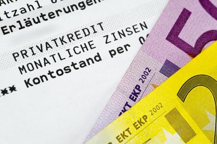 Privatkredit hat meist günstigere Zinsen als Dispo