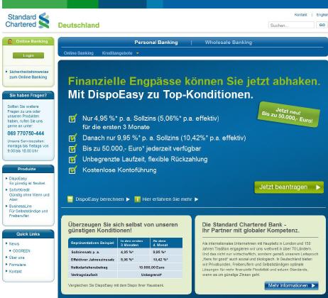 DispoEasy von Standard Chartered