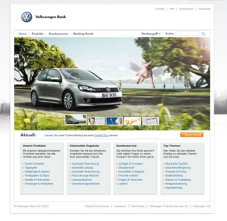 https://www.volkswagenbank.de/ Screenshot 02.10.12